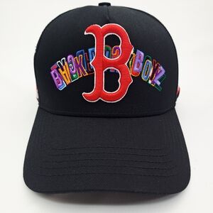 Fino X Backpack Boys Boston Red Soxs Hat Cap Embroidered